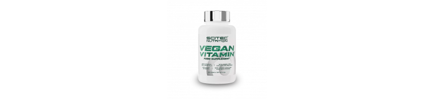 Vegan vitamin Scitec nutrition- Formule multivitamines et minéraux avec extrait de plantes - Santé physiques