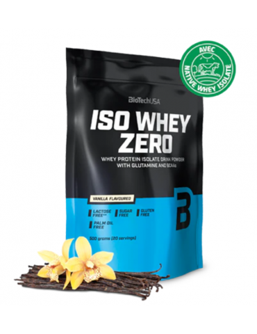 Iso whey proteines isolat zero en poudre pour la musculation - Format divers