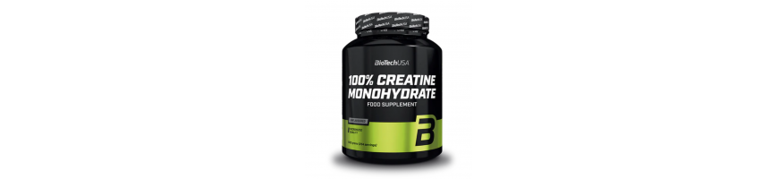 Poudre de créatine micronisée monohydrate en pot ou sachet pour la musculation - Action Boost des performances