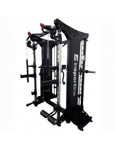 Smith machine de musculation avec double colonne de poids