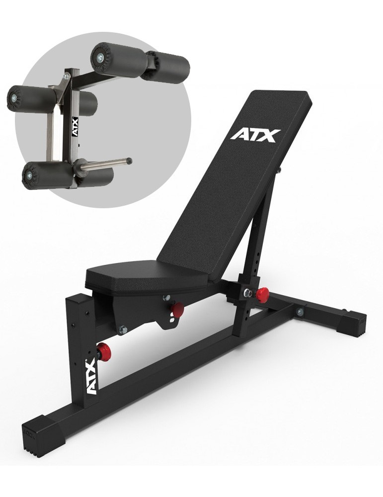 ATX Triplex appareil musculation home gym avec pack de poids olympiques