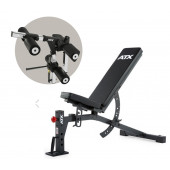 Pack complet Banc de musculation ATX compact réglable - Option leg curl / extension