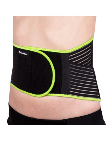 Ceinture lombaire magnetique en bambou pour les douleurs dorsales