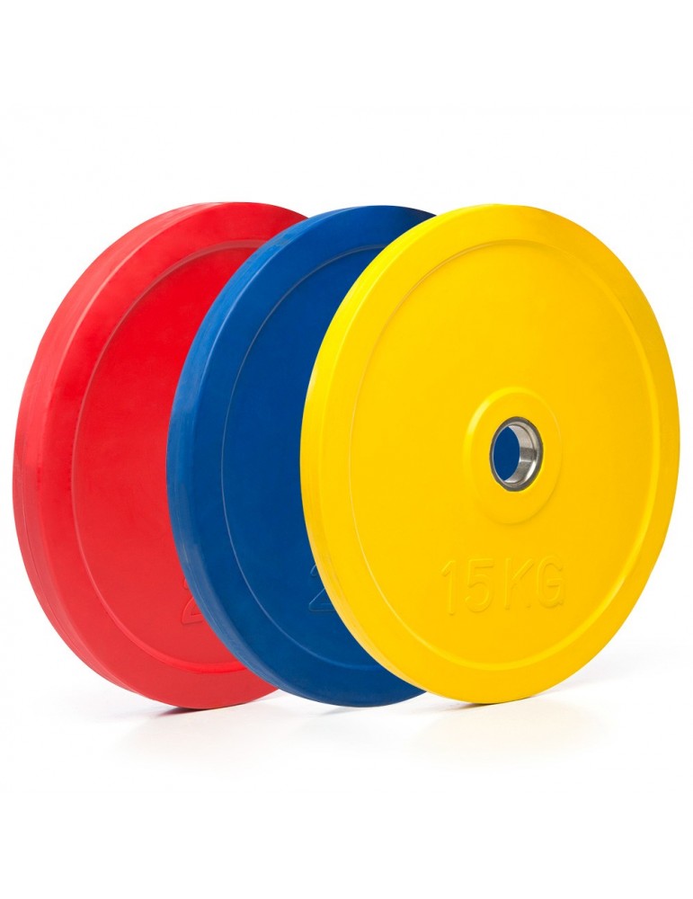 Disques de poids olympiques atx haltérophilie de couleur de 10 à 50 kg
