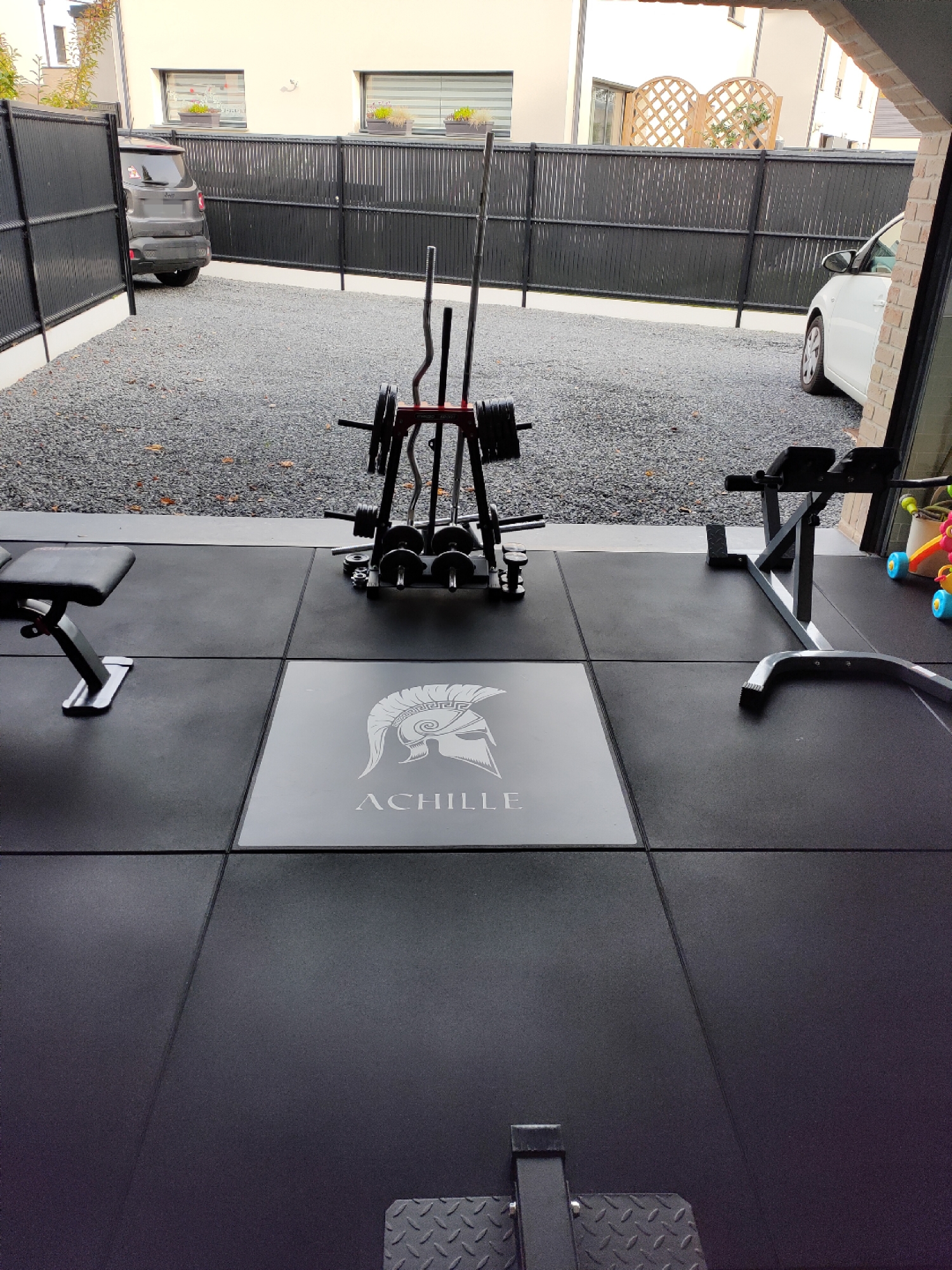 Inspiration garage-gym : La salle d'entraînement à domicile de Nicolas