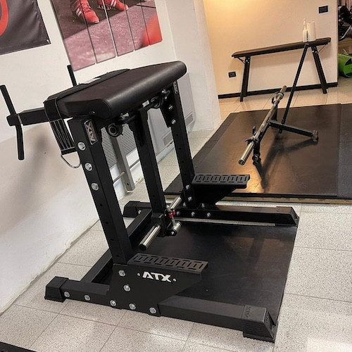 Home-gym de musculation avec l'appareil reverse curl couché ATX